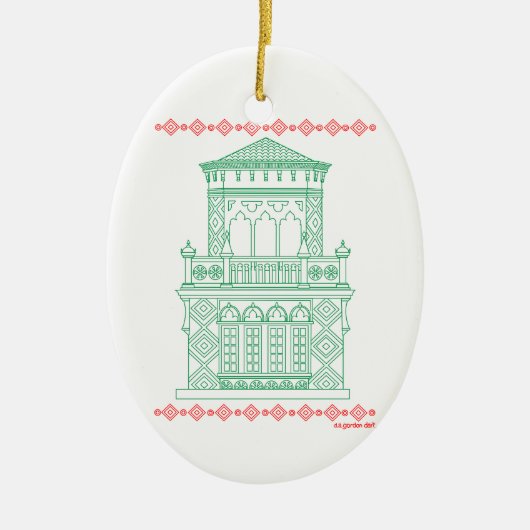 Sarasota Ringling Landmark Ornament (Voorkant)