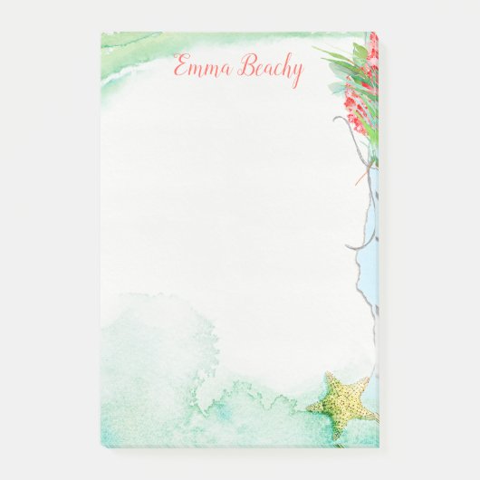 Sarasota Shore Bouquet Post-it® Notes (Voorkant)