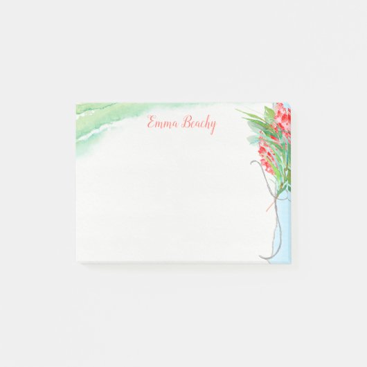 Sarasota Shore Bouquet Post-it® Notes (Voorkant)