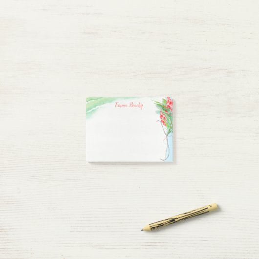 Sarasota Shore Bouquet Post-it® Notes (Op bureau)