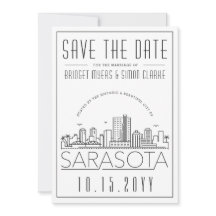 Sarasota Wedding | De gestileerde Veldlijn sparen 