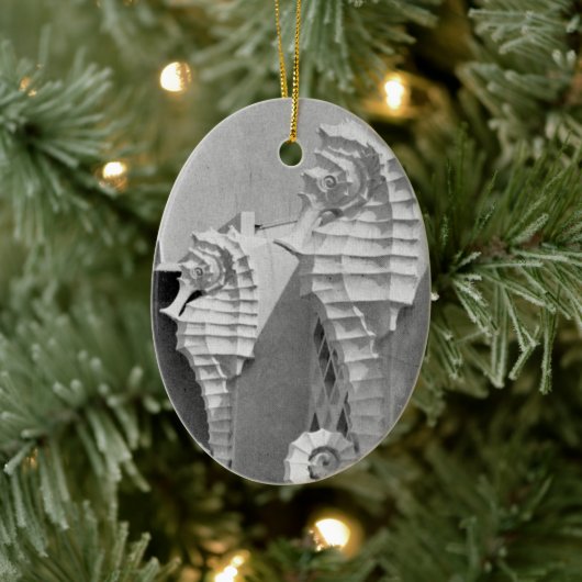 Sarasota's Zeepaarden Keramisch Ornament (Boom)