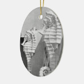 Sarasota's Zeepaarden Keramisch Ornament (Links)