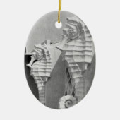 Sarasota's Zeepaarden Keramisch Ornament (Voorkant)