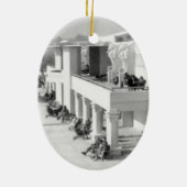 Sarasota's Zeepaarden Keramisch Ornament (Achterkant)