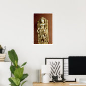 Sarasvati, de godin van het Leren, Pallu, Rajasth Poster (Thuiskantoor)