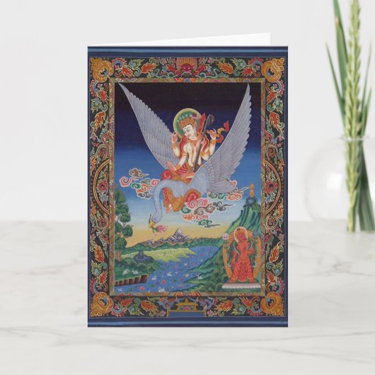 Sarasvati Greeting Card Kaart (Voorkant)