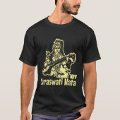 Sarasvati Hindu Goddess T-shirt (Voorkant)