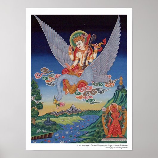 Sarasvati Poster (Voorkant)