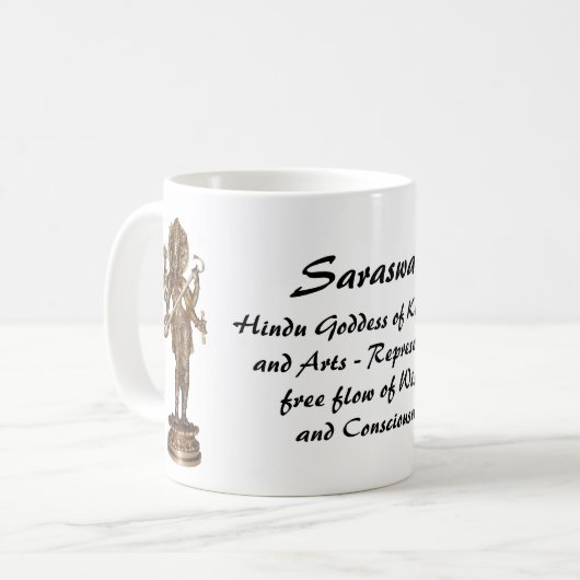 Saraswati 1 koffiemok (Voorkant links)