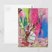 Saraswati Briefkaart (Voorkant / Achterkant)