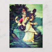 Saraswati Briefkaart (Voorkant)