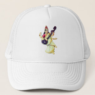 Saraswati, Hindoe Godin Trucker Pet