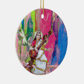 Saraswati Keramisch Ornament (Rechts)