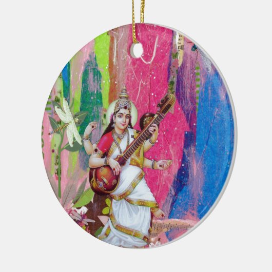 Saraswati Keramisch Ornament (Links)