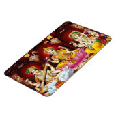 Saraswati, Lakshmi, & Ganesha Flexi Magnet Magneet (Linkerzijde)