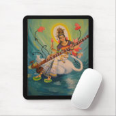 Saraswati Painting Mousepad Muismat (Met muis)