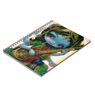 "Saraswati Plays Veena"-laptop Notitieboek