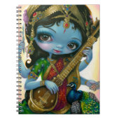 "Saraswati Plays Veena"-laptop Notitieboek (Voorkant)