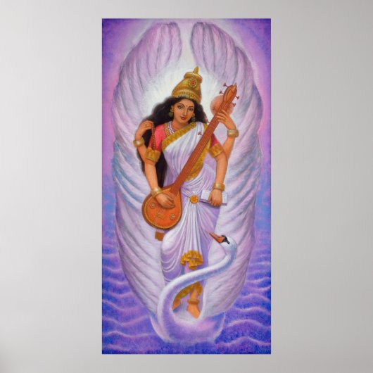 Saraswati Poster (Voorkant)