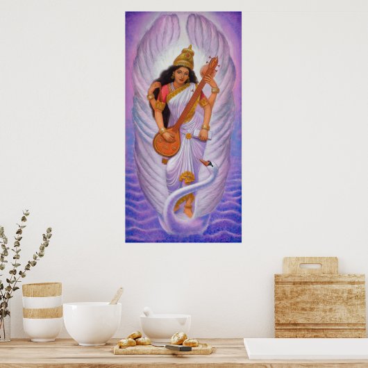 Saraswati Poster (Keuken)