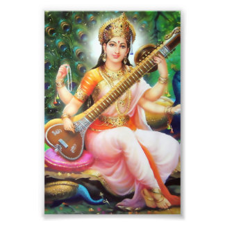 Saraswati Print (4 x 6 inch) - versie 1 Foto Afdruk
