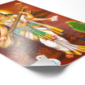 Saraswati Print (4 x 6 inch) - Versie 2 Foto Afdruk (Hoek)