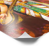 Saraswati Print (8 x 10 inch) - Versie 2 Foto Afdruk (Hoek)