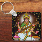 Saraswati-sleutelhanger Godin Sleutelhanger (Voorkant)