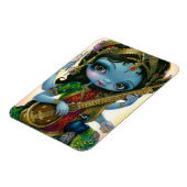 "Saraswati Spelen Veena" Flex Magnet Magneet (Linkerzijde)