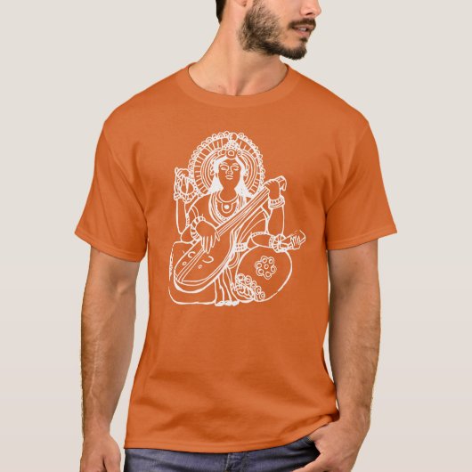 Saraswati Tshirt (Voorkant)