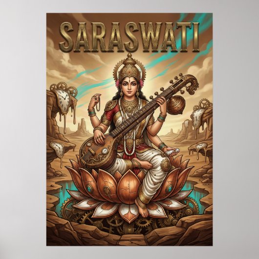 Saraswati V02 Poster (Voorkant)
