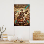 Saraswati V02 Poster (Keuken)