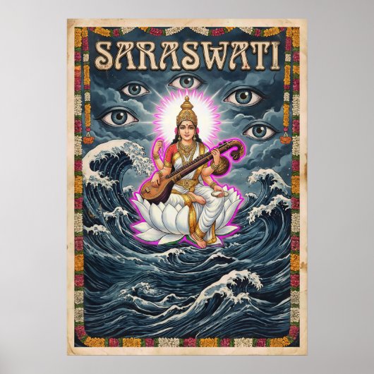 Saraswati V03 Poster (Voorkant)