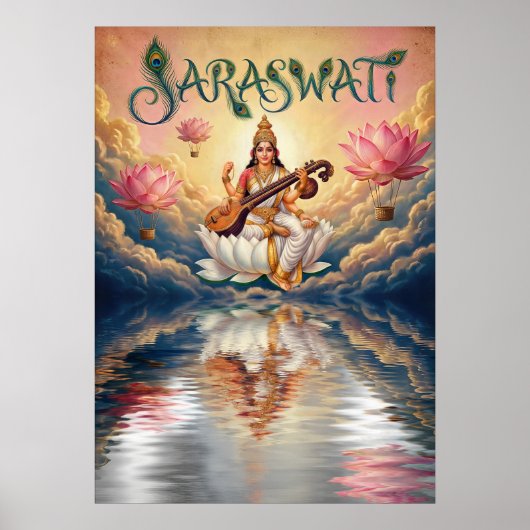 Saraswati V04 Poster (Voorkant)