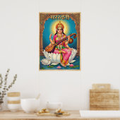 Saraswati V06 Poster (Keuken)