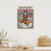 Saraswati V08 Poster (Keuken)