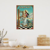 Saraswati V09 Poster (Keuken)