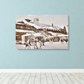 Saratoga 150 jaar canvas afdruk (Insitu (Houten vloer))