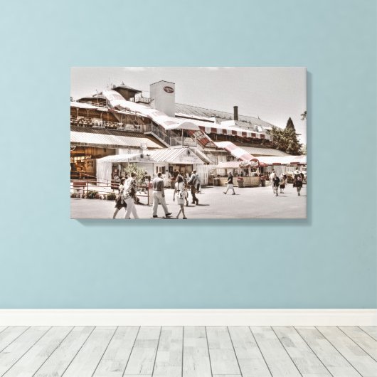 Saratoga 150 jaar canvas afdruk (Insitu (Houten vloer))