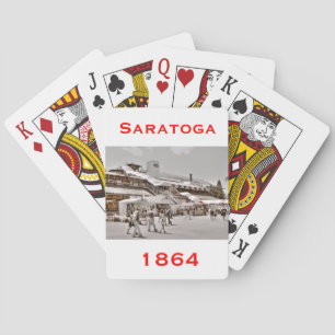 Saratoga 1864 speelkaarten