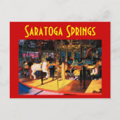 Saratoga Carousel Briefkaart - Gepersonaliseerd (Voorkant)