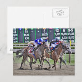 Saratoga Horse Racing Briefkaart (Voorkant / Achterkant)