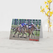 Saratoga Horse Racing Kaart (Gele Bloem)