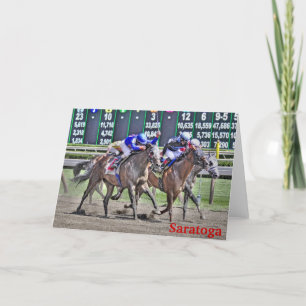 Saratoga Horse Racing Kaart