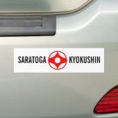 SARATOGA KYOKUSHIN BUMPERSTICKER (Op auto)