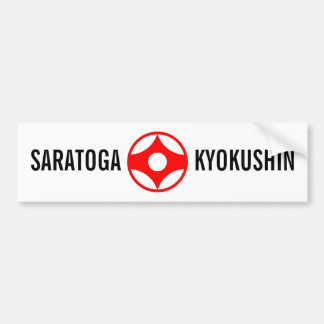 SARATOGA KYOKUSHIN BUMPERSTICKER