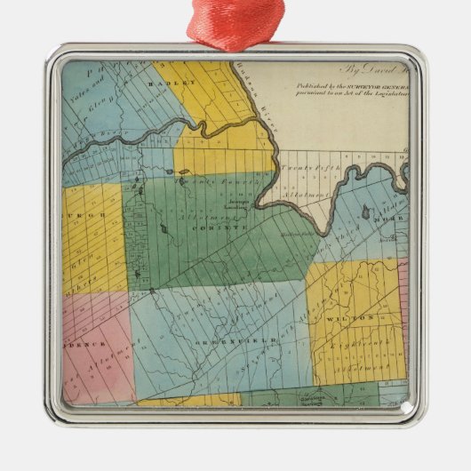 Saratoga Metalen Ornament (Voorkant)