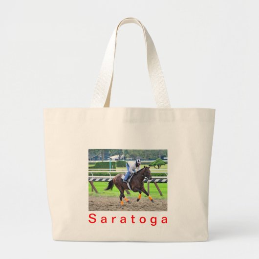 Saratoga Morning Workouts Grote Tote Bag (Voorkant)