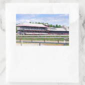 Saratoga Race Course and Clare Court Rechthoekige Sticker (Tas)